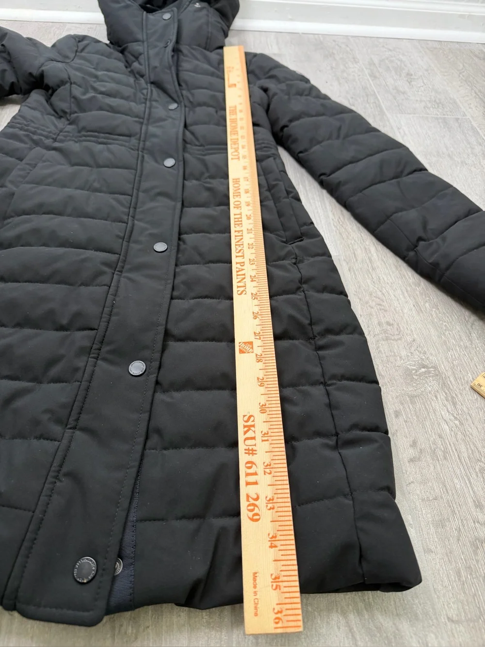 Abercrombie & Fitch women's puffer parka long hooded puffer jacket size XS